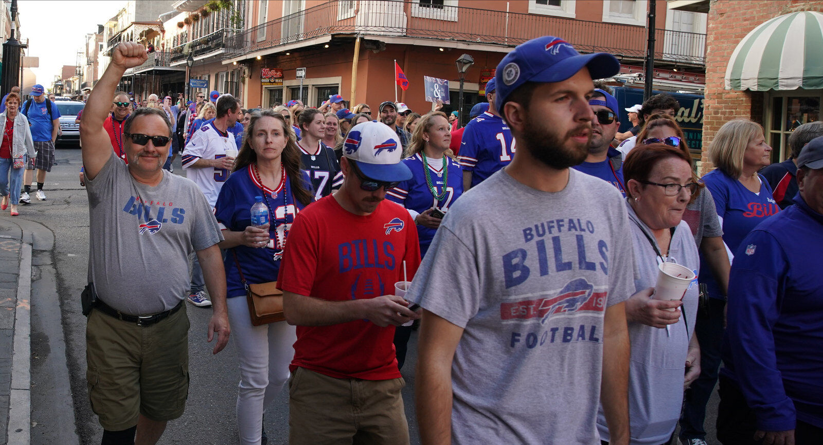 Buffalo Bills packers of NOLA Takeover Parade